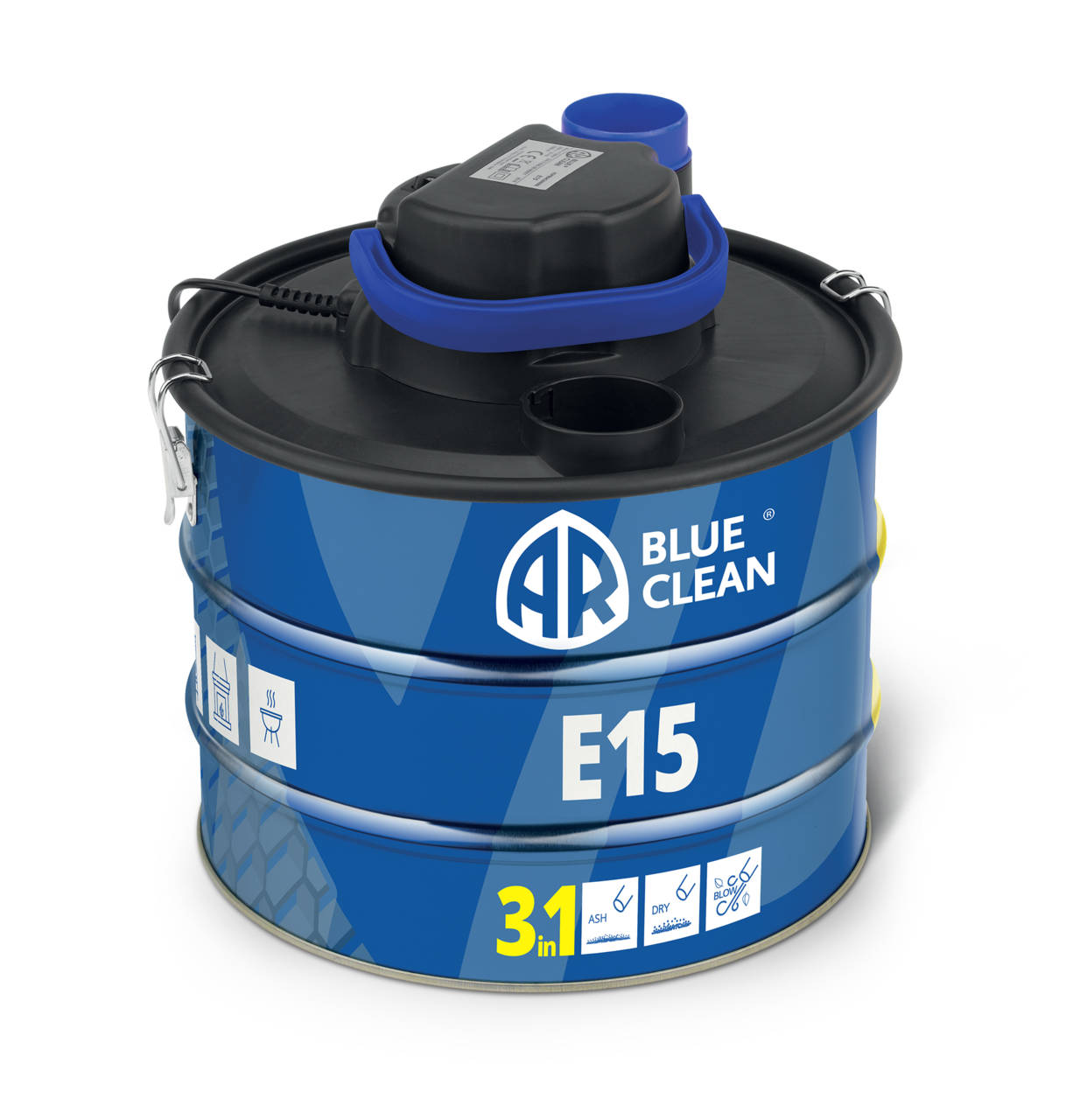 Aspiracenere E15 INOX 1000W - Annovi & Reverberi Blue Clean 51993
