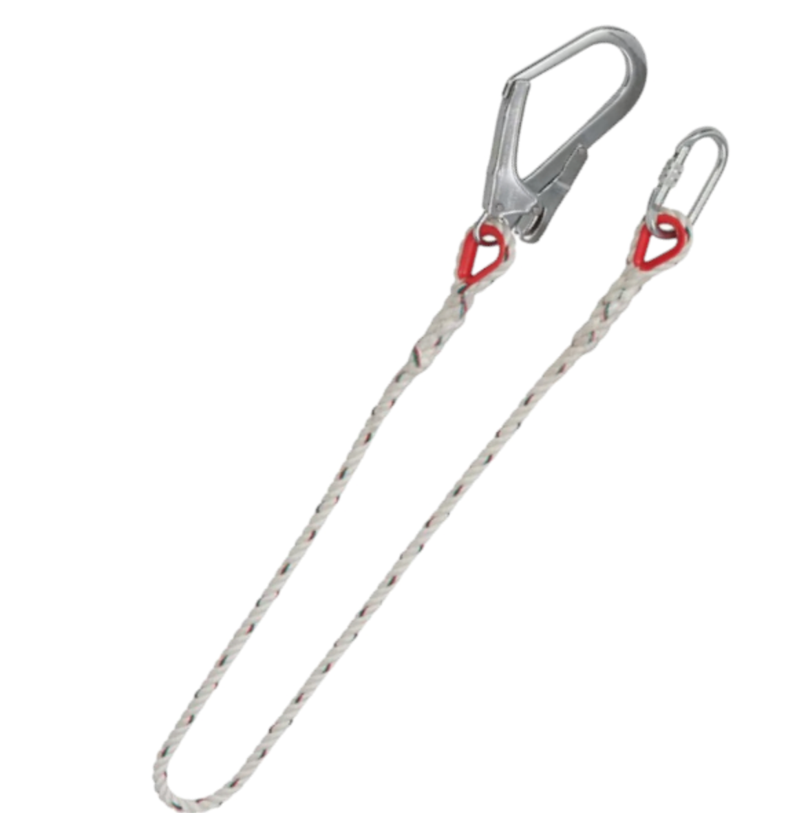 CORDINO ANTICADUTA 150cm completo di MOSCHETTONE E GANCIO PONTEGGIO - UFO 7200310