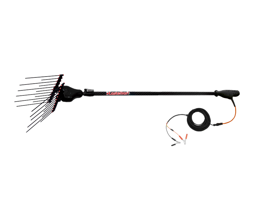 Abbacchiatore Tornado con Asta telescopica 180–240 cm - Castellari Tornado Carbon C V3