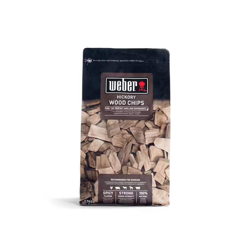 Chips per affumicatura - Hickory 0,7 kg - Weber 17624
