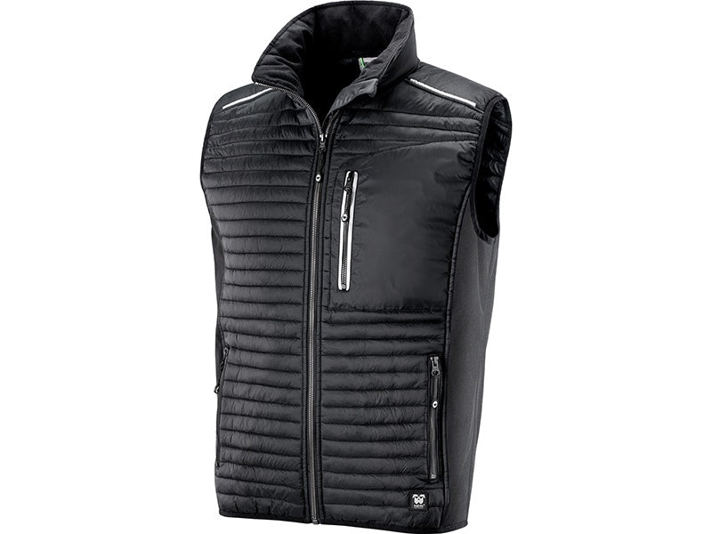 Gilet imbottito trapuntato 100% Nylon - TAMPERE - Neri 422028