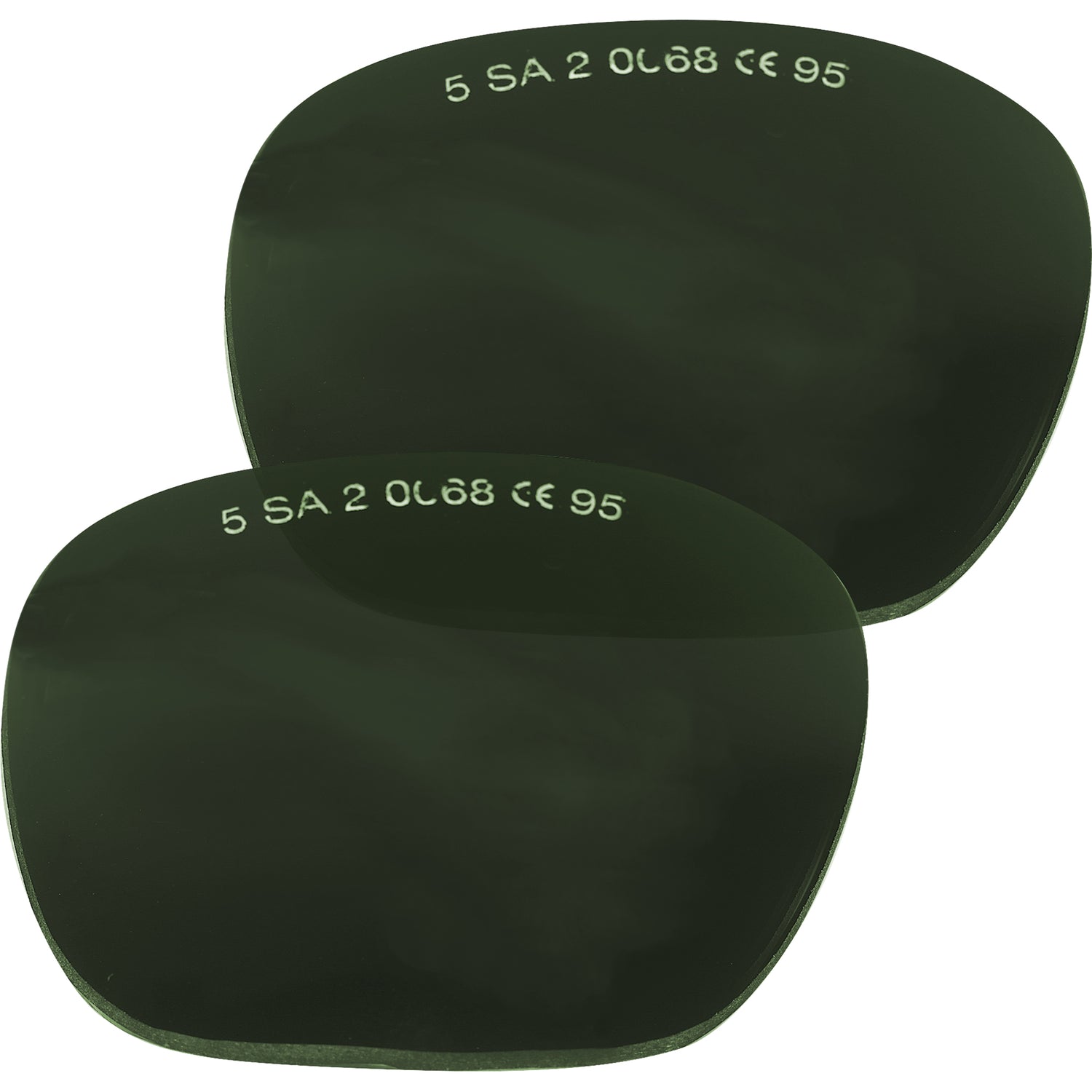 Lenti di ricambio per art. 317 con vetro temperato verde - NERI Safety 161097