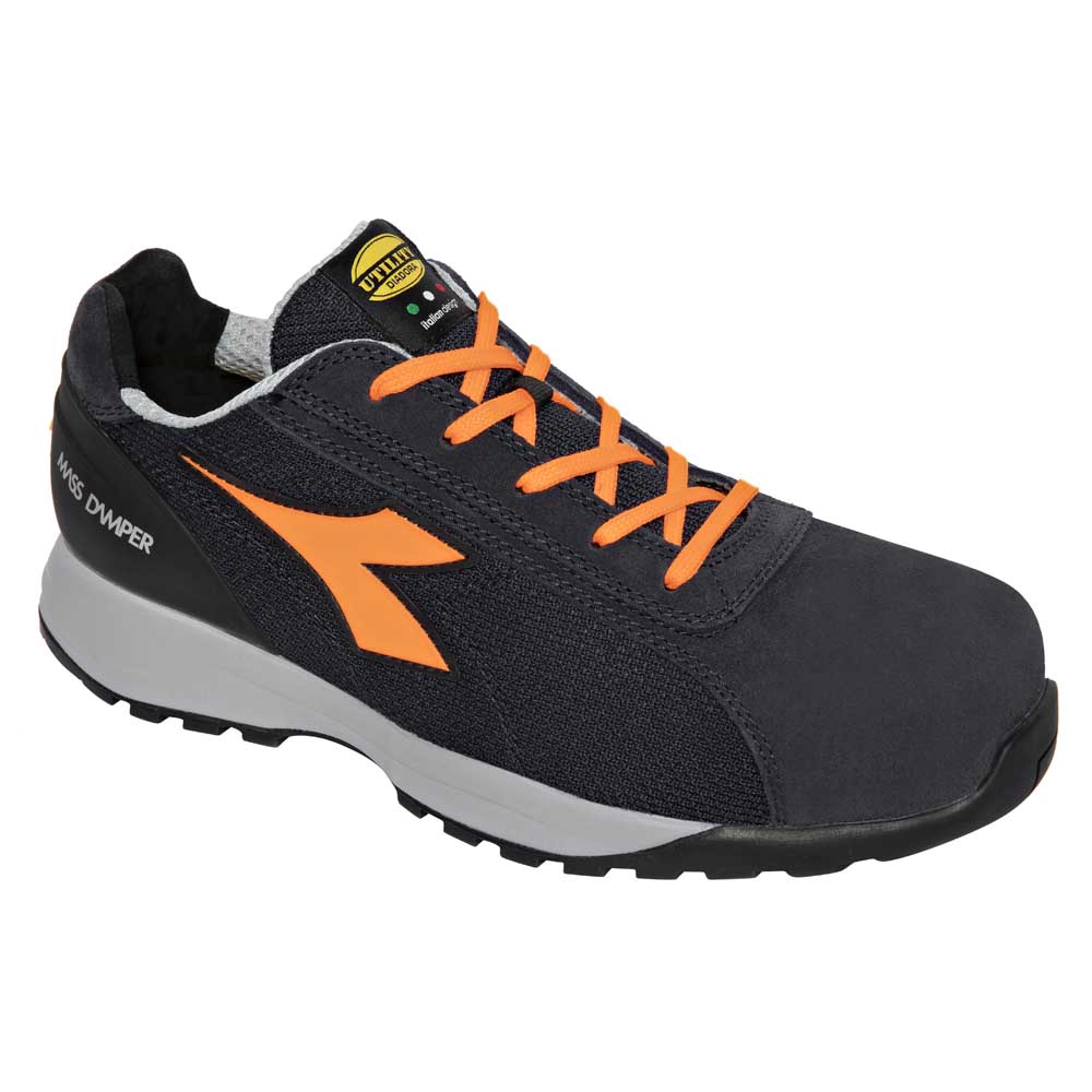 Scarpa antinfortunistica Diadora GLOVE MDS TEXT blue orange fluo - 177668 / 181136