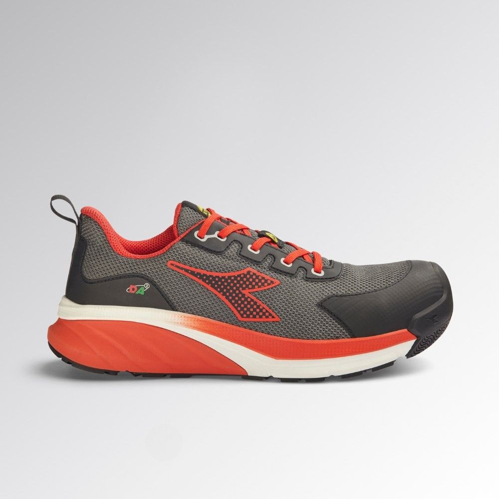 Scarpa antinfortunistica Diadora VORTEX ANTRACITE/RED DA2 LOW S1P - 182043
