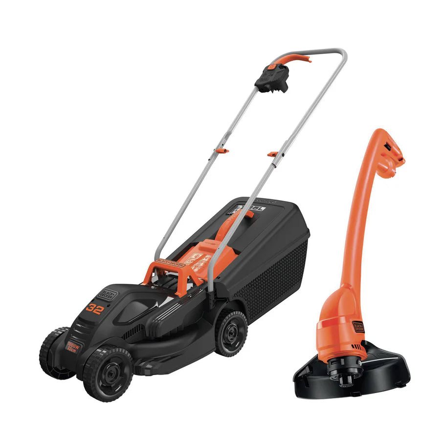 Set Tagliabordi con Rasaerba 1000W - Black+Decker BEMW351GL2-QS