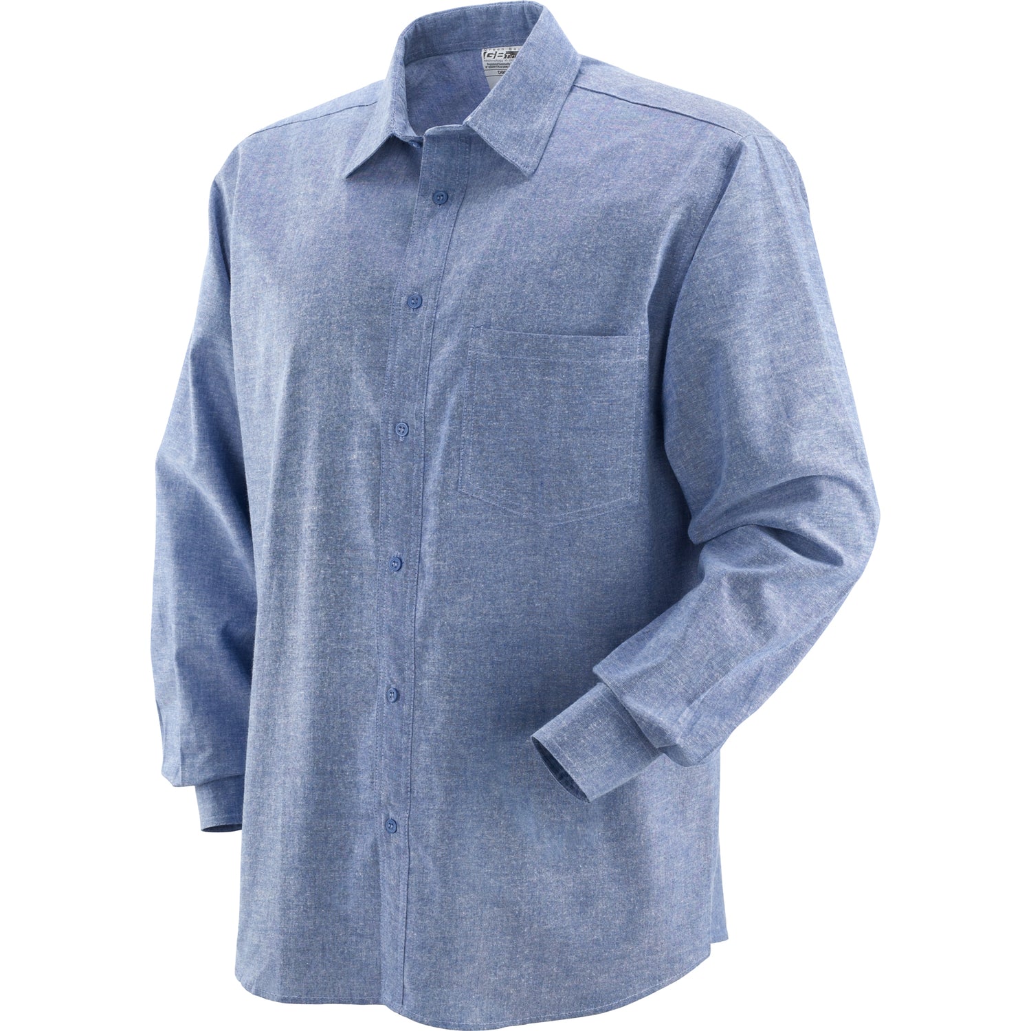 Camicia in 100% cotone tessuto Chambray - NERI 431020