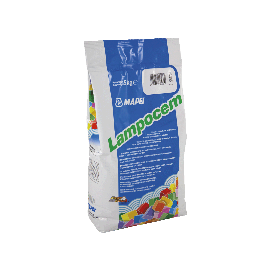Cemento rapido LAMPOCEM, confezione 5 KG Mapei 160045A