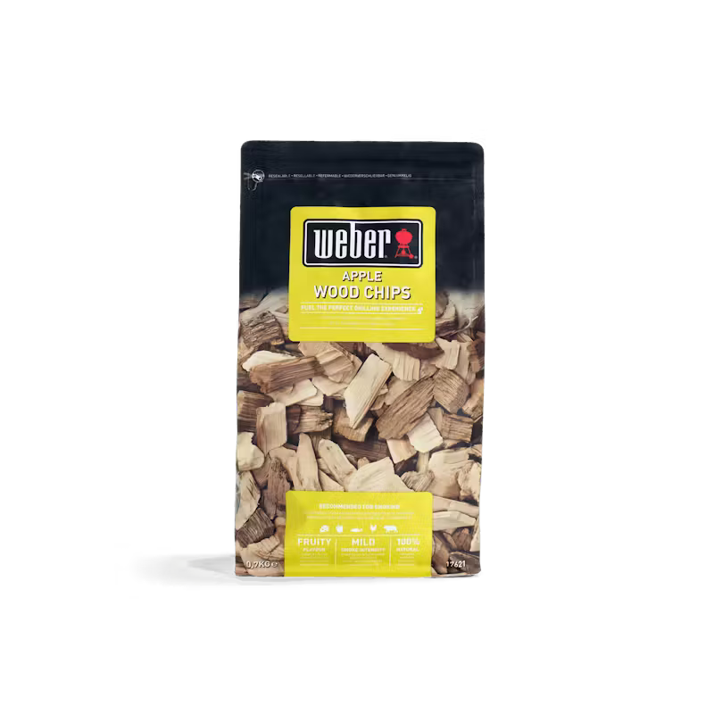 Chips per affumicatura - Mela 0,7 kg - Weber 17621