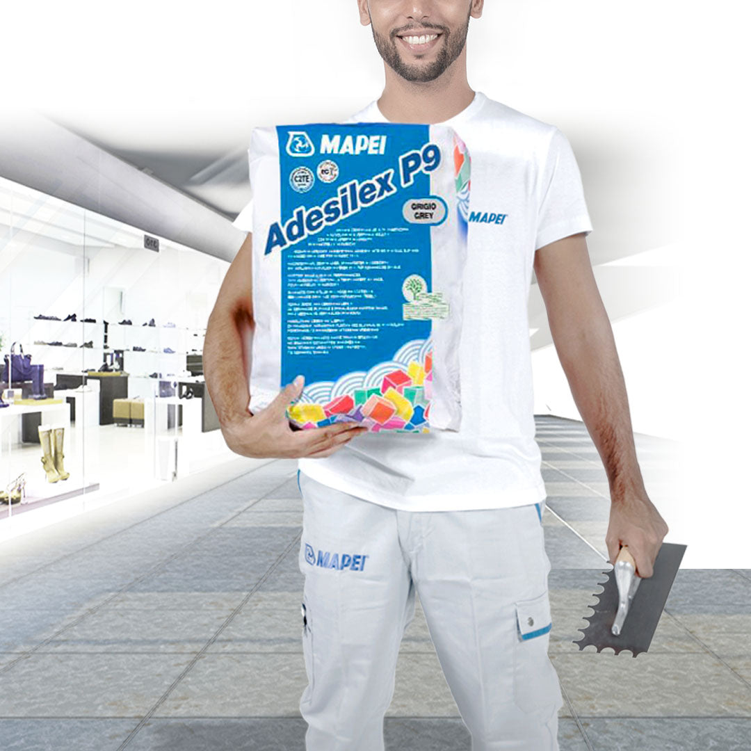 Colla in polvere ADESILEX P8 GREY SACCHI 25 KG - Mapei 0060825