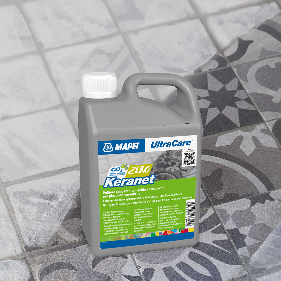 Detergente pulitore pavimenti ULTRACARE KERANET BOX 10X1LT - Mapei 1150431
