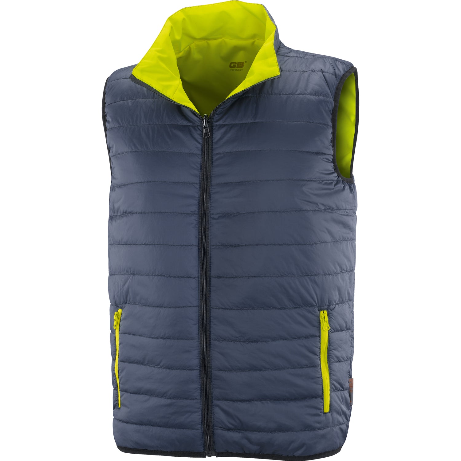 Gilet reversibile alta visibilità in nylon Oxford/PU CAPUA - NERI 423071
