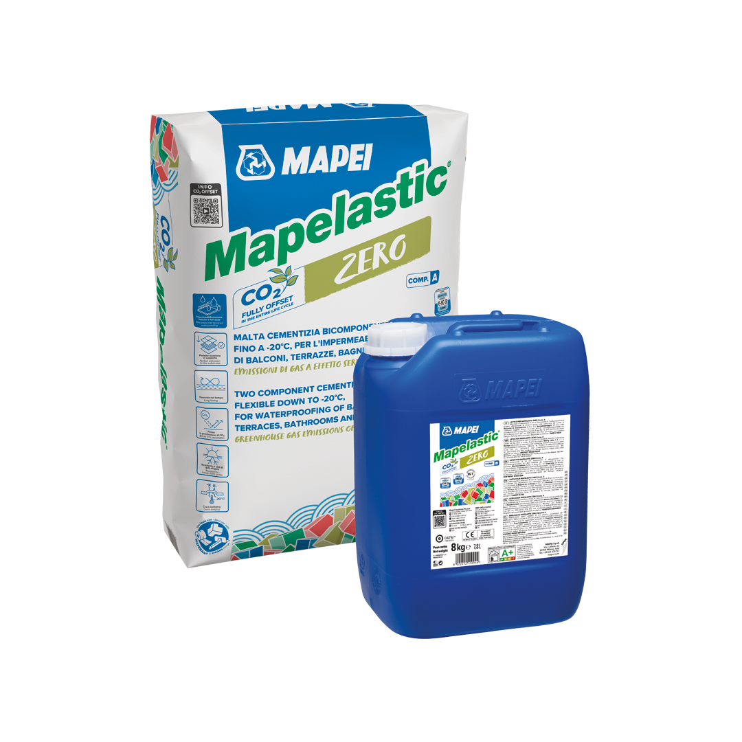 KIT Impermeabile cementizio Mapelastic Zero Sacco A + Fustino B Waterproof - Mapei
