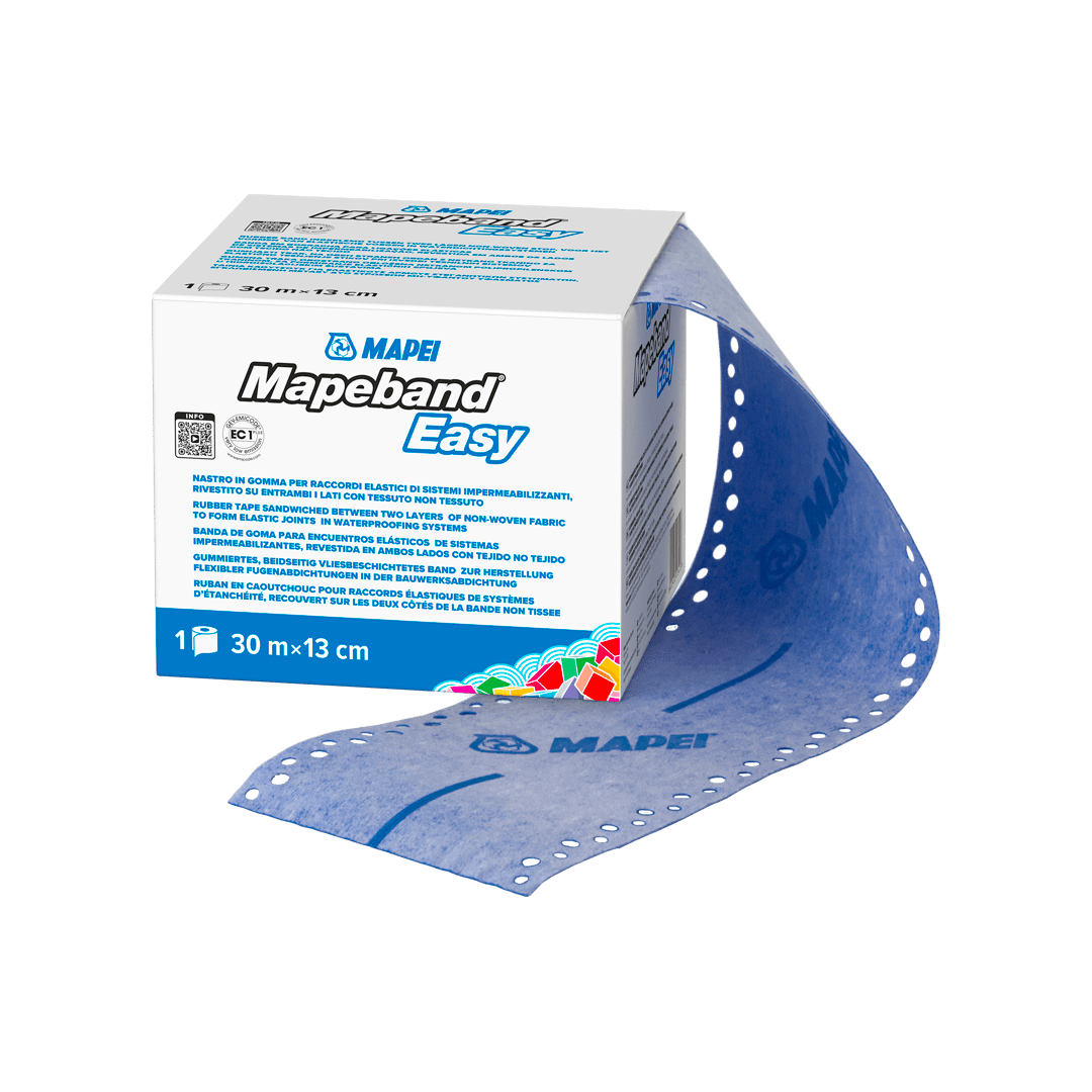 Nastro per raccordi elastici Mapeband easy h130 rolls 30 mt - Mapei 7972030