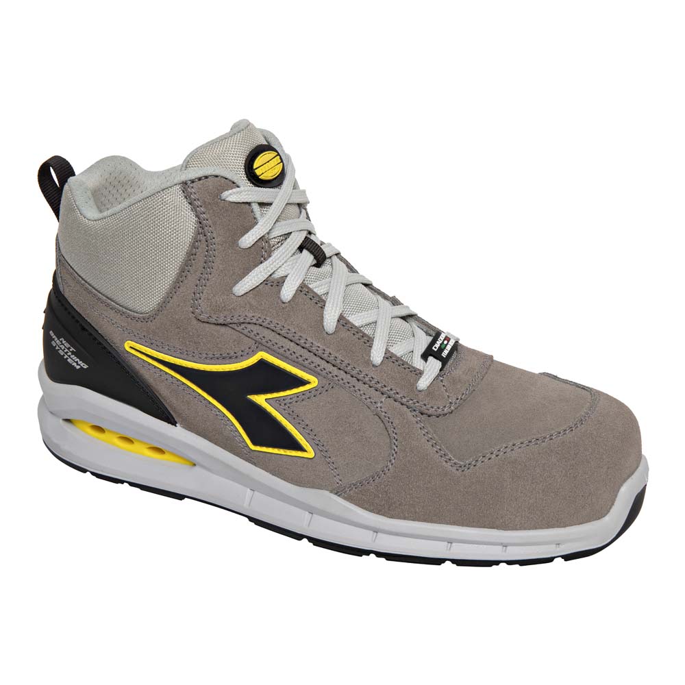 Scarpa antinfortunistica Diadora RUN NET AIRBOX MID S3 WIND GRAY - 176223 / 181149