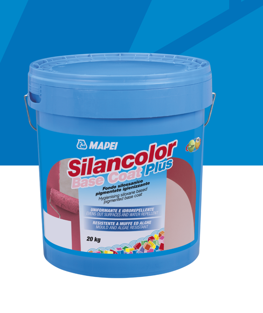 Fondo Silossanico Pigmentato BIANCO Silancolor Base Coat Plus 20Kg - MAPEI