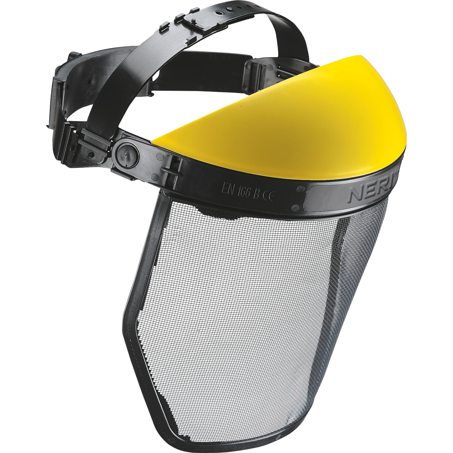 Visiera P-CSR Semicalotta con schermo retinato in alluminio rialzabile - Neri 197073