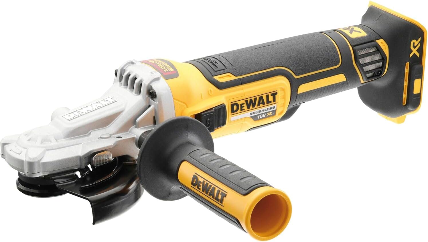 Smerigliatrice 125MM  a testa piatta 18 V XR BRUSHLESS DeWalt DCG405FNT-XJ