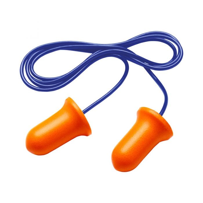 Tappi antirumore monouso T2 Cord con cordino - NERI 186409